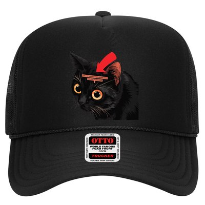 Full Of Paranoid Delusions And Violent Funny Meme Cat Trucker Hat