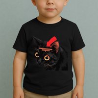 Full Of Paranoid Delusions And Violent Funny Meme Cat Toddler T-Shirt