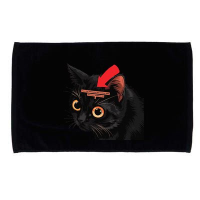Full Of Paranoid Delusions And Violent Funny Meme Cat Microfiber Hand Towel