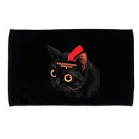 Full Of Paranoid Delusions And Violent Funny Meme Cat Microfiber Hand Towel