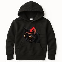 Full Of Paranoid Delusions And Violent Funny Meme Cat Kids Hoodie