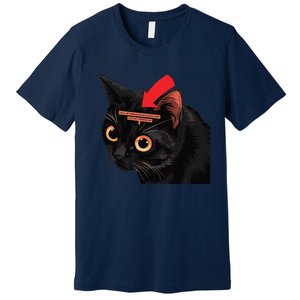 Full Of Paranoid Delusions And Violent Funny Meme Cat Premium T-Shirt