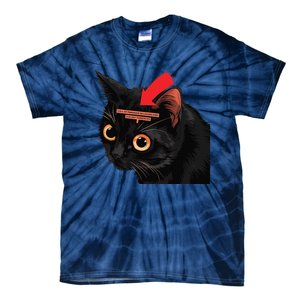 Full Of Paranoid Delusions And Violent Funny Meme Cat Tie-Dye T-Shirt