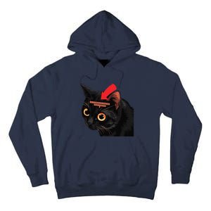 Full Of Paranoid Delusions And Violent Funny Meme Cat Tall Hoodie