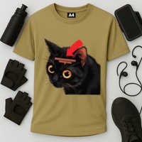 Full Of Paranoid Delusions And Violent Funny Meme Cat Performance Shirt