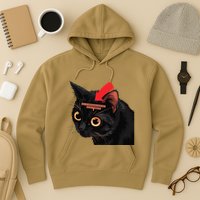 Full Of Paranoid Delusions And Violent Funny Meme Cat Hoodie