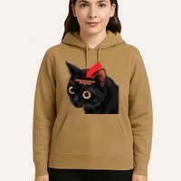 Full Of Paranoid Delusions And Violent Funny Meme Cat Hoodie