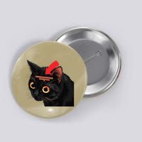 Full Of Paranoid Delusions And Violent Funny Meme Cat Button