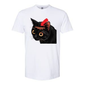 Full Of Paranoid Delusions And Violent Funny Meme Cat Softstyle CVC T-Shirt