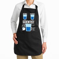 Funny Optimist Pessimist Scientist Apron