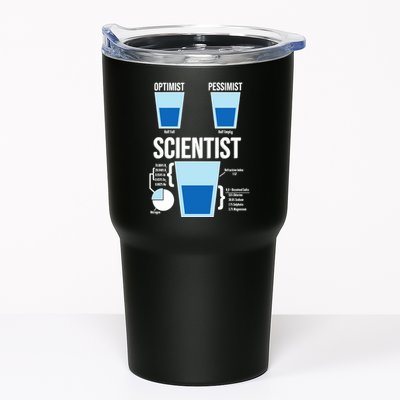 Funny Optimist Pessimist Scientist Tumbler