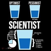 Funny Optimist Pessimist Scientist Tall Sweatshirt
