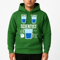 Funny Optimist Pessimist Scientist Hoodie