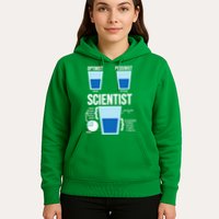 Funny Optimist Pessimist Scientist Hoodie