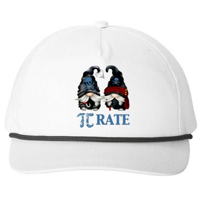 Funny Octopus Pi Day Symbol For Math Teacher Pirate Gnome Meaningful Gift Snapback Five-Panel Rope Hat