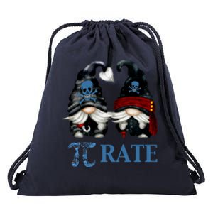 Funny Octopus Pi Day Symbol For Math Teacher Pirate Gnome Meaningful Gift Drawstring Bag