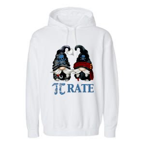 Funny Octopus Pi Day Symbol For Math Teacher Pirate Gnome Meaningful Gift Garment-Dyed Fleece Hoodie