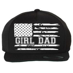 Father Of Proud New Dad Fathers Day Gift Wool Snapback Cap