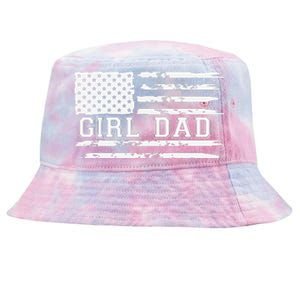 Father Of Proud New Dad Fathers Day Gift Tie-Dyed Bucket Hat