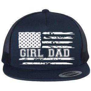 Father Of Proud New Dad Fathers Day Gift Flat Bill Trucker Hat