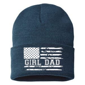 Father Of Proud New Dad Fathers Day Gift Sustainable Knit Beanie