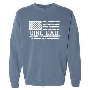 Father of Proud New Dad Fathers Day Gift Garment-Dyed Sweatshirt