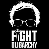 Fight Oligarchy, Protest & Resist With Bernie Sanders & AOC Drawstring Bag
