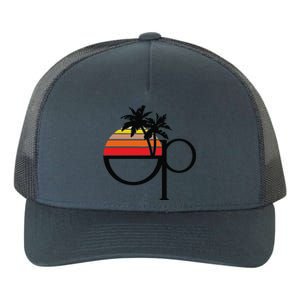 Funny Ocean Pacific 80s Retro Sunset Gift Yupoong Adult 5-Panel Trucker Hat