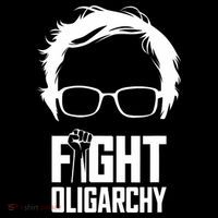 Fight Oligarchy, Protest & Resist With Bernie Sanders & AOC  High Crown Mesh Back Trucker Hat