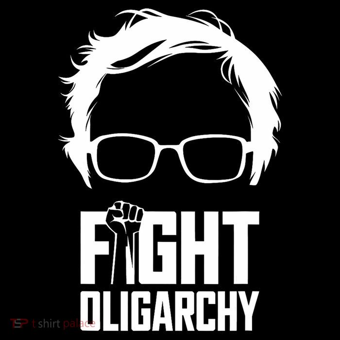 Fight Oligarchy, Protest & Resist With Bernie Sanders & AOC  Premium T-Shirt