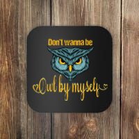 Funny Owl Puns Funny Puns Animal Puns Bird Puns Owl Face Coaster