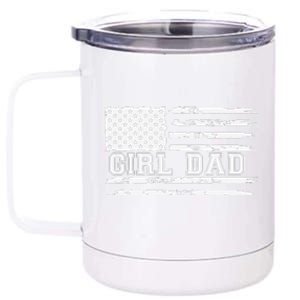 Father Of Proud New Dad Fathers Day Gift 12 oz Stainless Steel Tumbler Cup