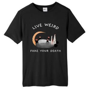 Funny Opossum Possum Live Weird Fake Your Death Tall Fusion ChromaSoft Performance T-Shirt