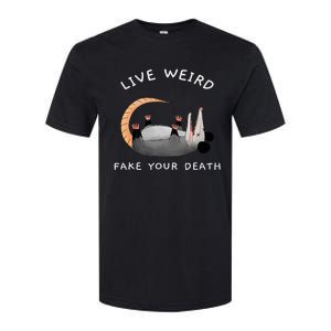 Funny Opossum Possum Live Weird Fake Your Death Softstyle CVC T-Shirt