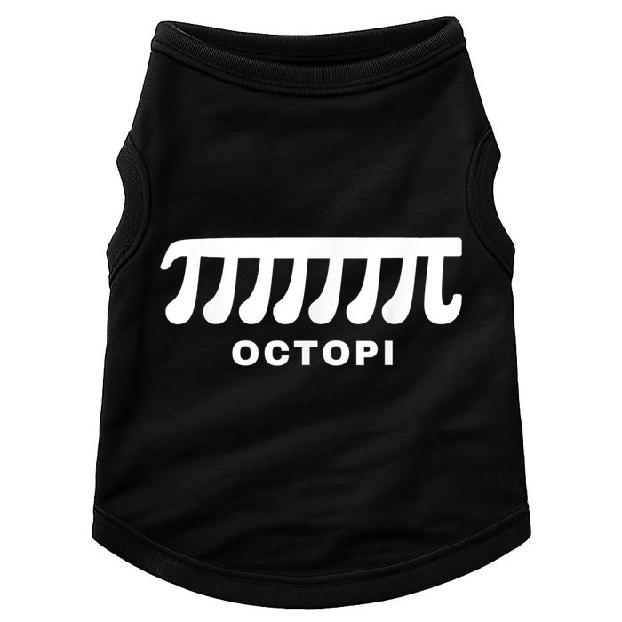 Funny Octopi Pun Happy PI Day Math Teacher Doggie Tank