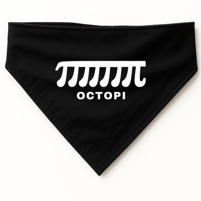 Funny Octopi Pun Happy PI Day Math Teacher USA-Made Doggie Bandana