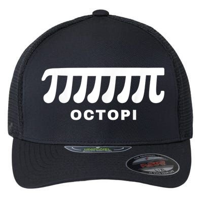 Funny Octopi Pun Happy PI Day Math Teacher Flexfit Unipanel Trucker Cap