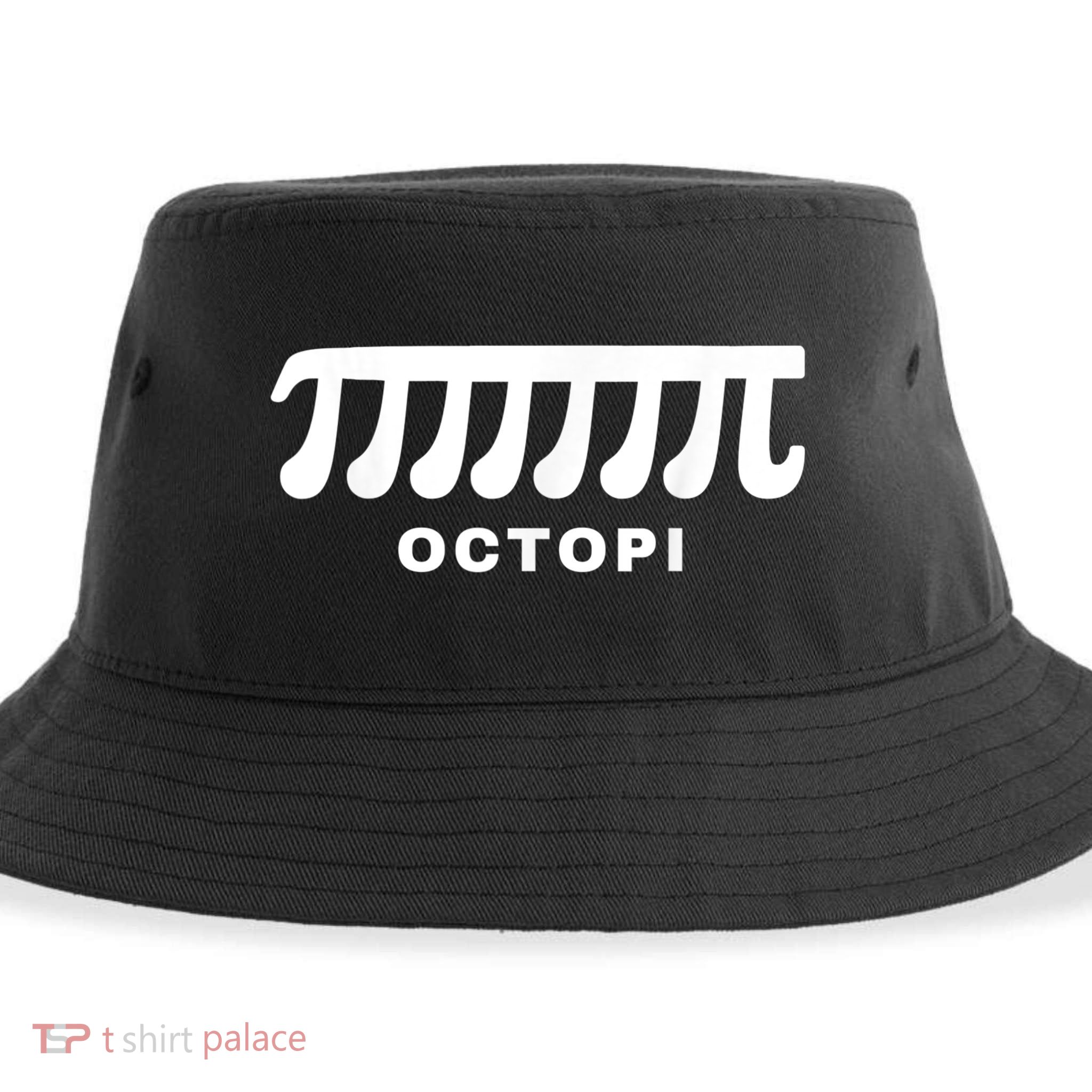 Funny Octopi Pun Happy PI Day Math Teacher Sustainable Bucket Hat