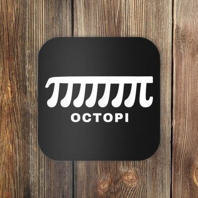 Funny Octopi Pun Happy PI Day Math Teacher Coaster