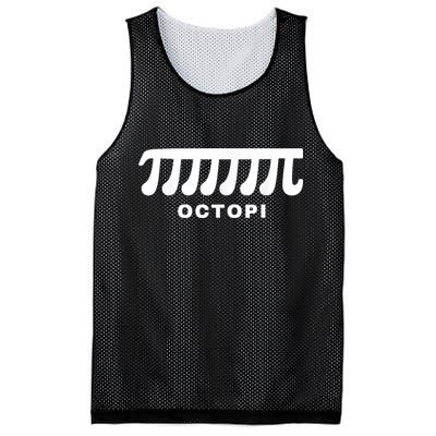Funny Octopi Pun Happy PI Day Math Teacher Mesh Reversible Basketball Jersey Tank