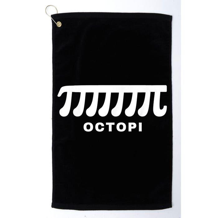 Funny Octopi Pun Happy PI Day Math Teacher Golf Towel