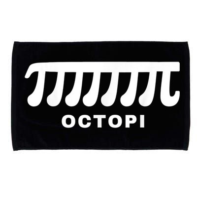 Funny Octopi Pun Happy PI Day Math Teacher Microfiber Hand Towel