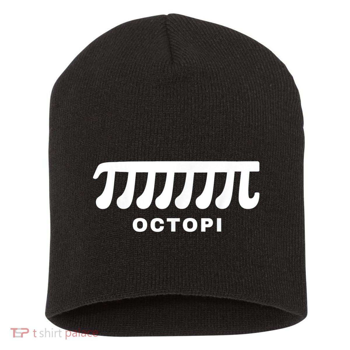 Funny Octopi Pun Happy PI Day Math Teacher Short Acrylic Beanie