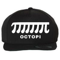 Funny Octopi Pun Happy PI Day Math Teacher Wool Snapback Cap