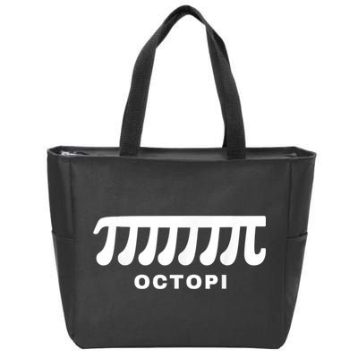 Funny Octopi Pun Happy PI Day Math Teacher Zip Tote Bag