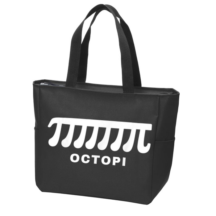 Funny Octopi Pun Happy PI Day Math Teacher Zip Tote Bag