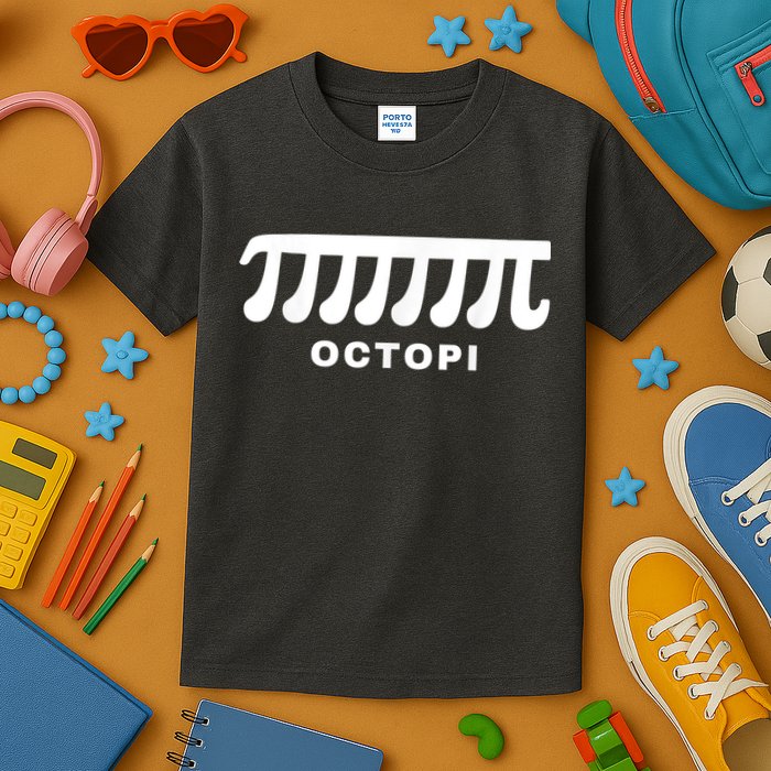 Funny Octopi Pun Happy PI Day Math Teacher Kids T-Shirt