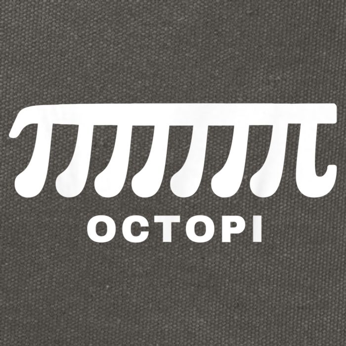 Funny Octopi Pun Happy PI Day Math Teacher Cotton Canvas Backpack