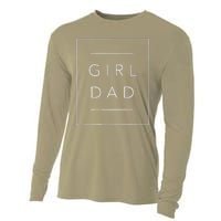 Father Of Proud New Dad Daughter Fathers Day Cooling Performance Long Sleeve Crew