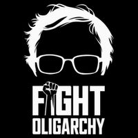 Fight Oligarchy Protest & Resist With Bernie Sanders & AOC Flat Bill Trucker Hat